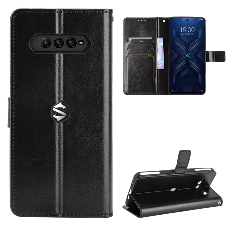 For Xiaomi Black Shark 4 / 4 Pro Retro Crazy Horse Texture Horizontal Flip Leather Case with Holder & Card Slots & Photo Frame