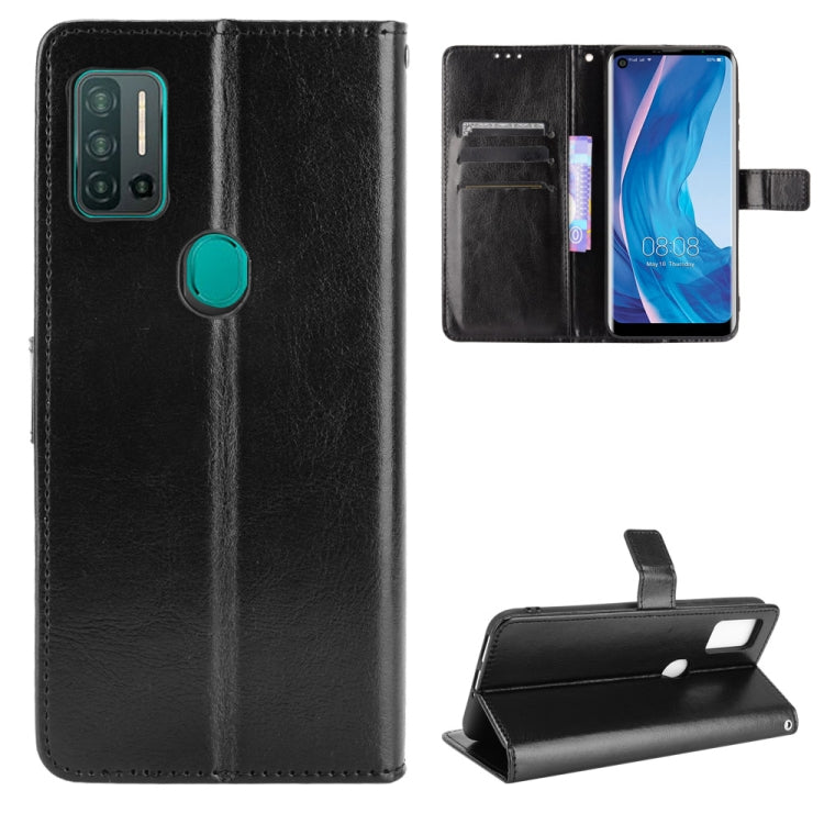For Ulefone Note 11P Retro Crazy Horse Texture Horizontal Flip Leather Case with Holder & Card Slots & Photo Frame