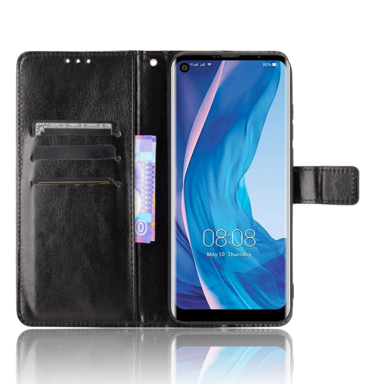 For Ulefone Note 11P Retro Crazy Horse Texture Horizontal Flip Leather Case with Holder & Card Slots & Photo Frame