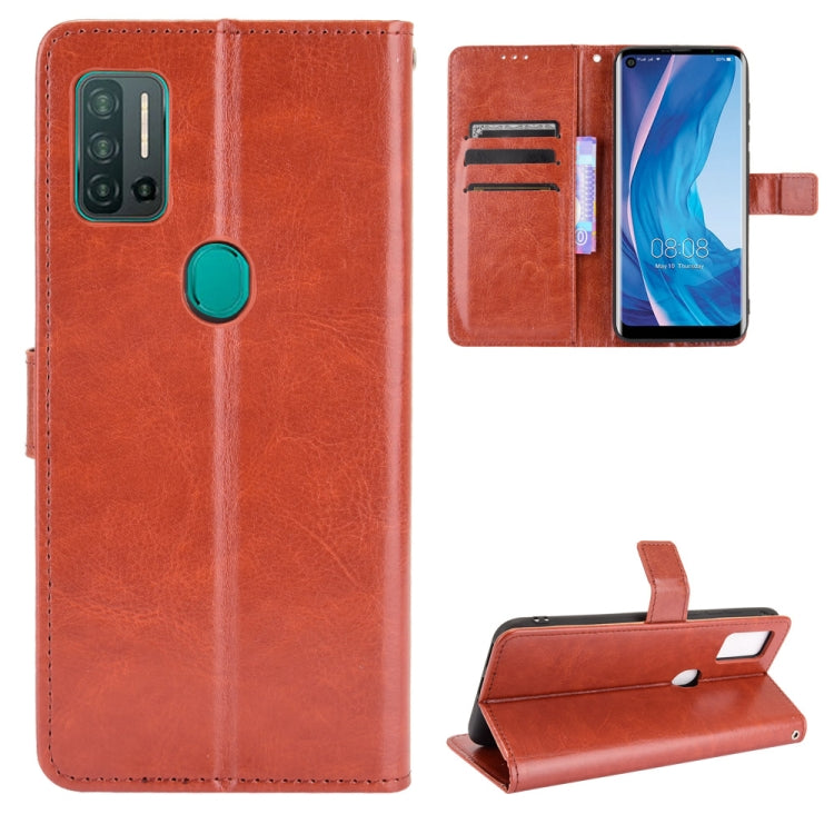 For Ulefone Note 11P Retro Crazy Horse Texture Horizontal Flip Leather Case with Holder & Card Slots & Photo Frame
