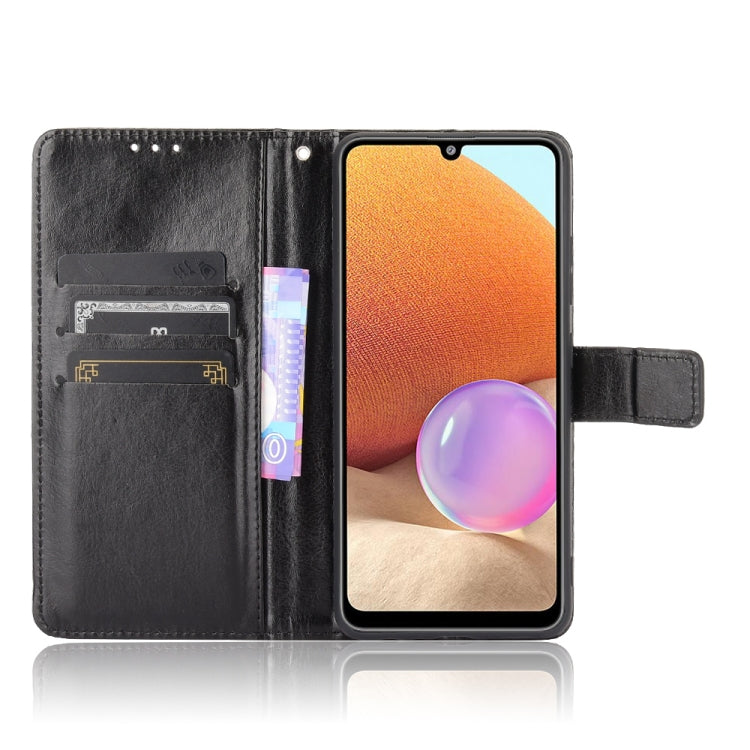 For Samsung Galaxy A32 4G(EU Version) Retro Crazy Horse Texture Horizontal Flip Leather Case with Holder & Card Slots & Photo Frame