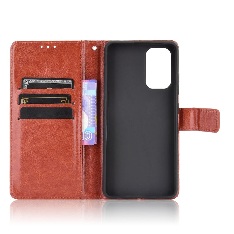 For Samsung Galaxy A32 4G(EU Version) Retro Crazy Horse Texture Horizontal Flip Leather Case with Holder & Card Slots & Photo Frame