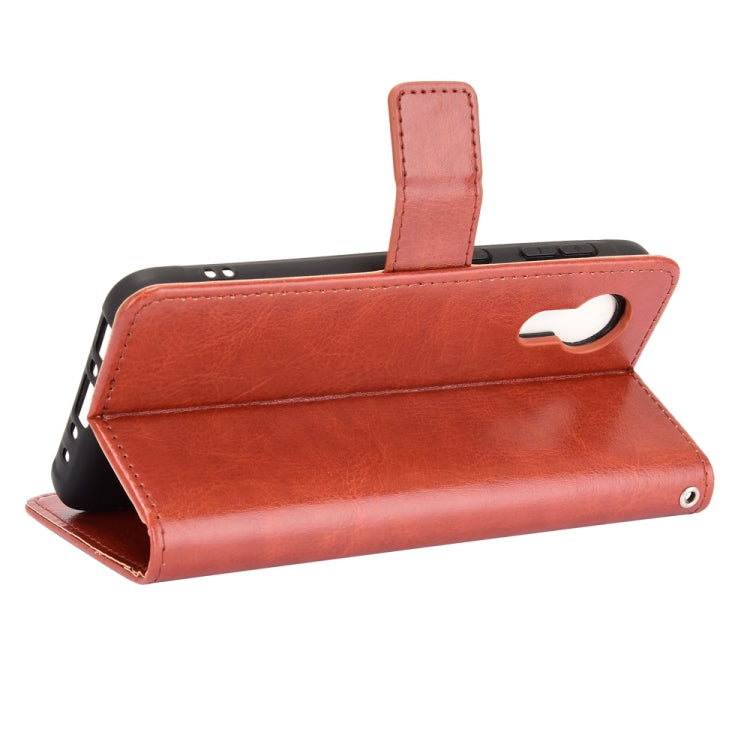 For Samsung Galaxy Xcover 5 Retro Crazy Horse Texture Horizontal Flip Leather Case with Holder & Card Slots & Photo Frame