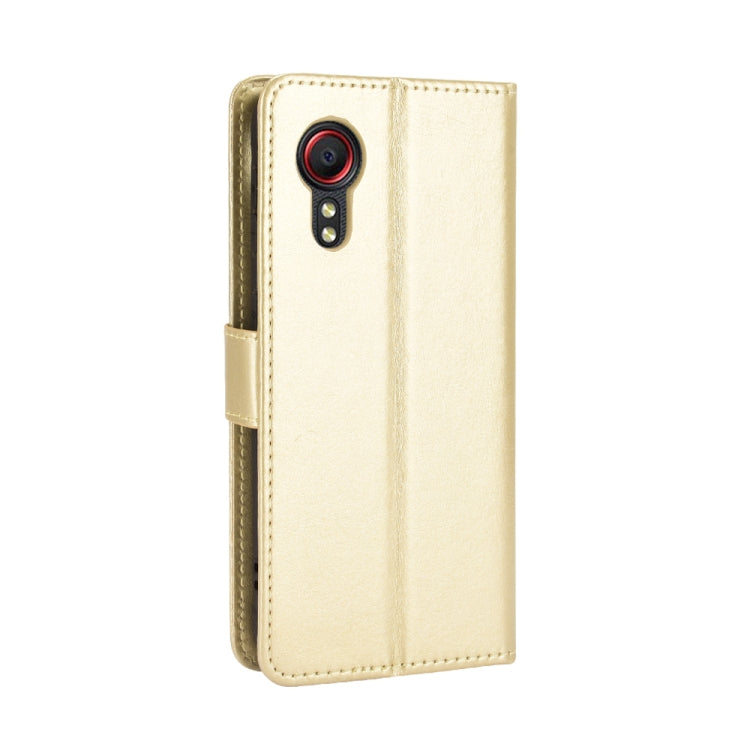 For Samsung Galaxy Xcover 5 Retro Crazy Horse Texture Horizontal Flip Leather Case with Holder & Card Slots & Photo Frame
