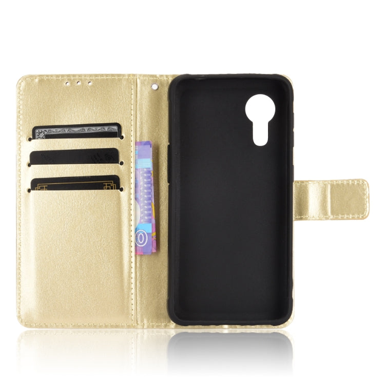 For Samsung Galaxy Xcover 5 Retro Crazy Horse Texture Horizontal Flip Leather Case with Holder & Card Slots & Photo Frame