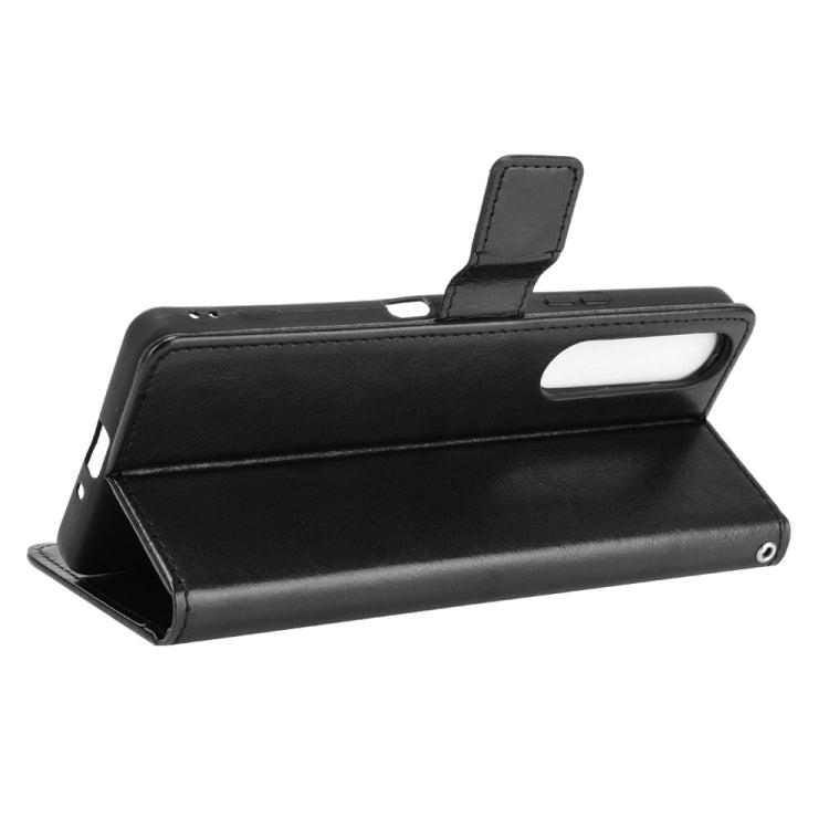 For Sony Xperia 1 III Retro Crazy Horse Texture Horizontal Flip Leather Case with Holder & Card Slots & Photo Frame