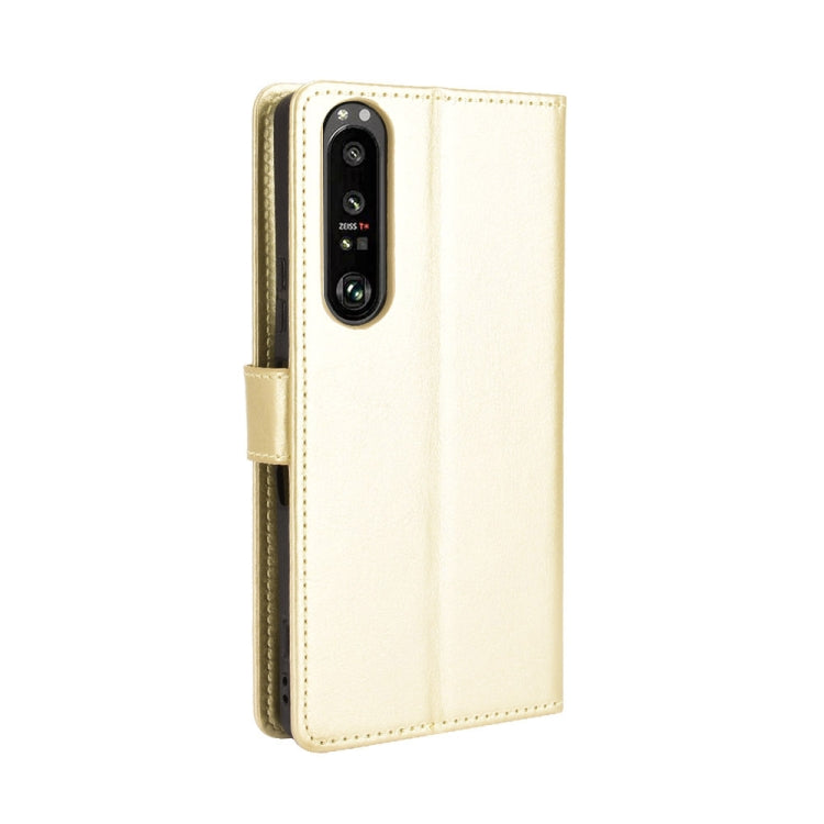 For Sony Xperia 1 III Retro Crazy Horse Texture Horizontal Flip Leather Case with Holder & Card Slots & Photo Frame