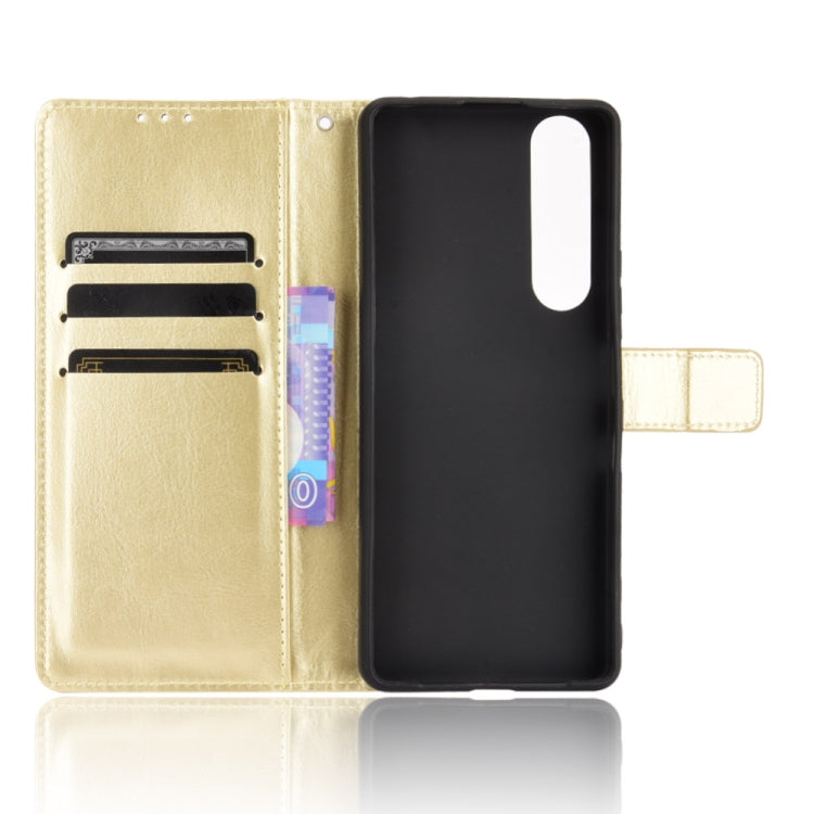 For Sony Xperia 1 III Retro Crazy Horse Texture Horizontal Flip Leather Case with Holder & Card Slots & Photo Frame