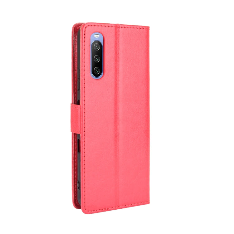 For Sony Xperia 10 III Retro Crazy Horse Texture Horizontal Flip Leather Case with Holder & Card Slots & Photo Frame