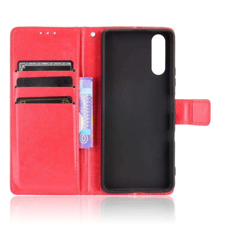 For Sony Xperia 10 III Retro Crazy Horse Texture Horizontal Flip Leather Case with Holder & Card Slots & Photo Frame