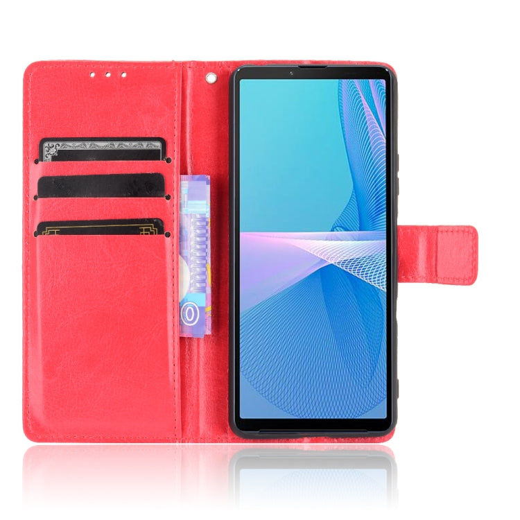For Sony Xperia 10 III Retro Crazy Horse Texture Horizontal Flip Leather Case with Holder & Card Slots & Photo Frame