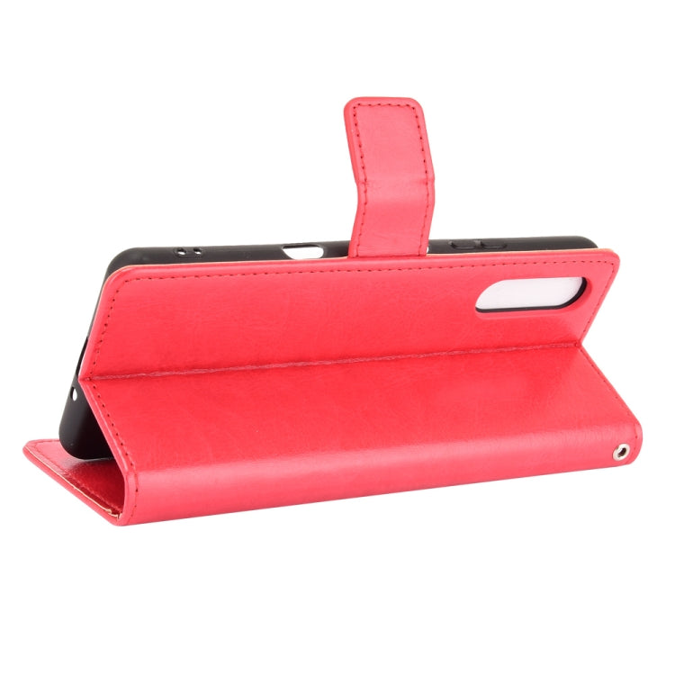 For Sony Xperia 10 III Retro Crazy Horse Texture Horizontal Flip Leather Case with Holder & Card Slots & Photo Frame