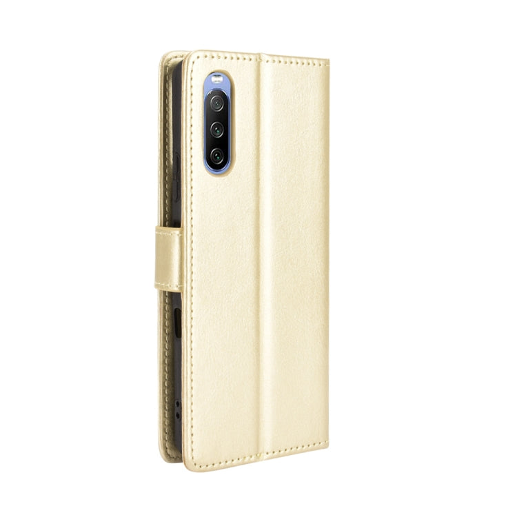 For Sony Xperia 10 III Retro Crazy Horse Texture Horizontal Flip Leather Case with Holder & Card Slots & Photo Frame
