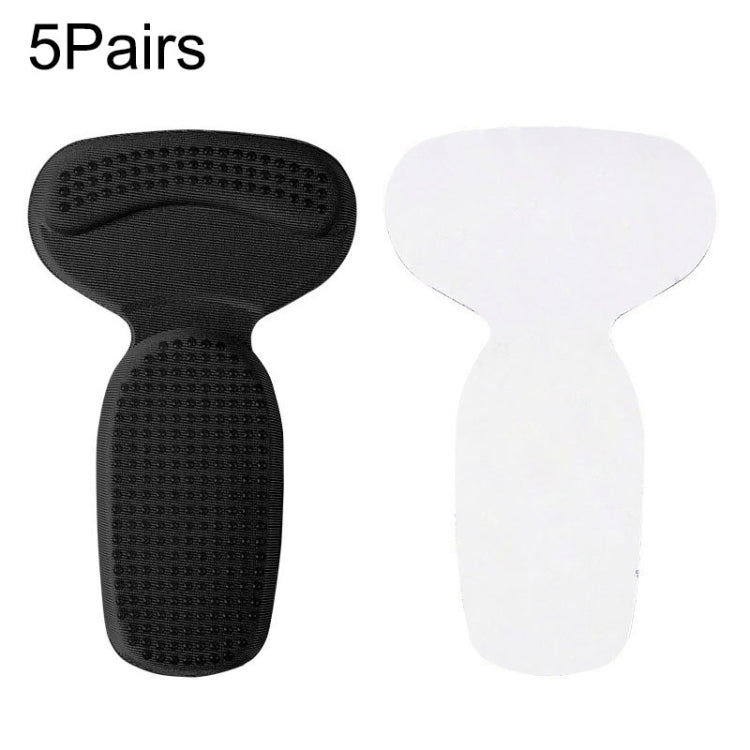 5 Pairs 061 High-heeled Shoes Sponge Glue Soft Anti-abrasion Anti-slip Heel Protective Sticker