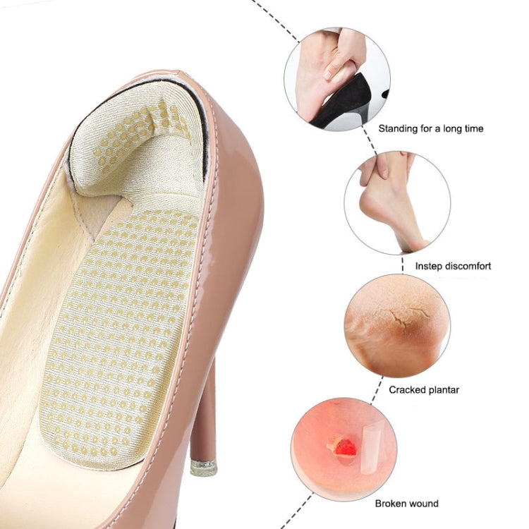 5 Pairs 061 High-heeled Shoes Sponge Glue Soft Anti-abrasion Anti-slip Heel Protective Sticker