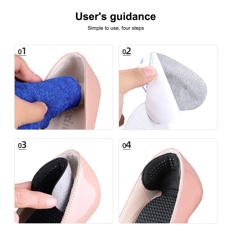5 Pairs 061 High-heeled Shoes Sponge Glue Soft Anti-abrasion Anti-slip Heel Protective Sticker