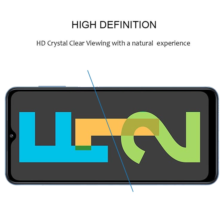 For Samsung Galaxy F12 Full Glue Full Screen Tempered Glass Film
