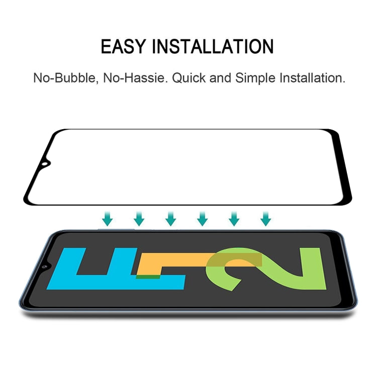 For Samsung Galaxy F12 25 PCS Full Glue Full Screen Tempered Glass Film