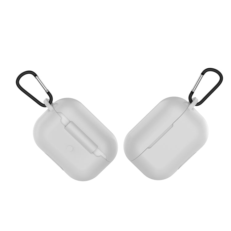 Solid Color Silicone Earphone Protective Case for AirPods Pro, with Hook