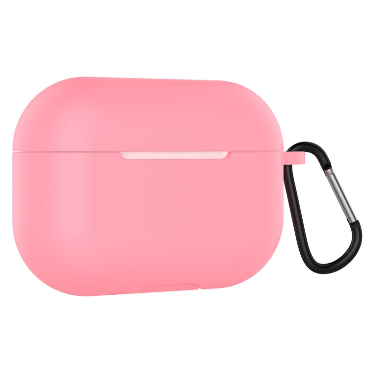 Solid Color Silicone Earphone Protective Case for AirPods Pro, with Hook