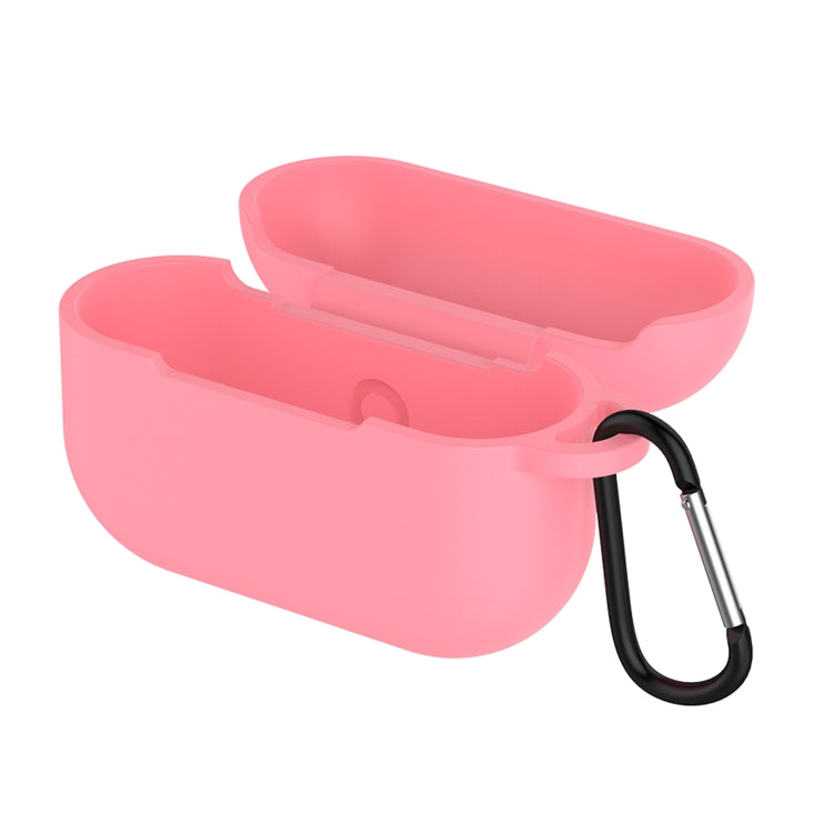 Solid Color Silicone Earphone Protective Case for AirPods Pro, with Hook