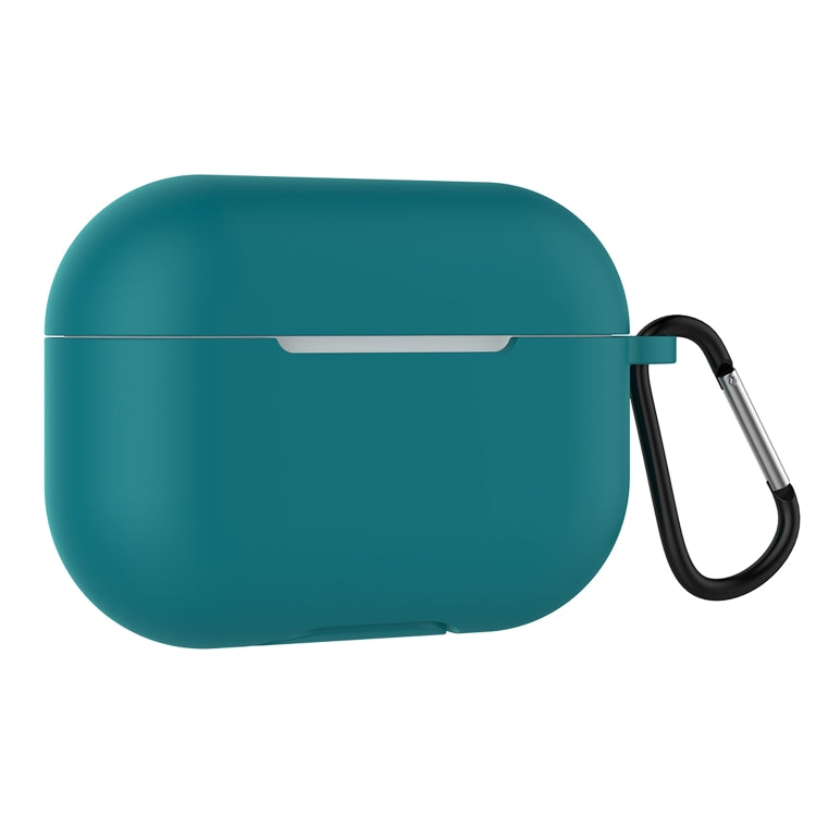 Solid Color Silicone Earphone Protective Case for AirPods Pro, with Hook