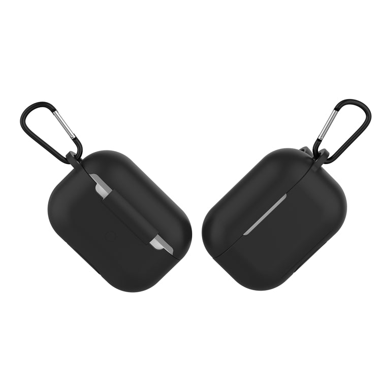 Solid Color Silicone Earphone Protective Case for AirPods Pro, with Hook