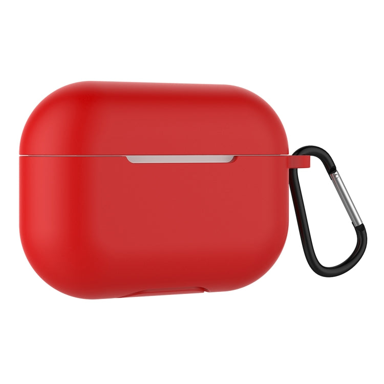 Solid Color Silicone Earphone Protective Case for AirPods Pro, with Hook