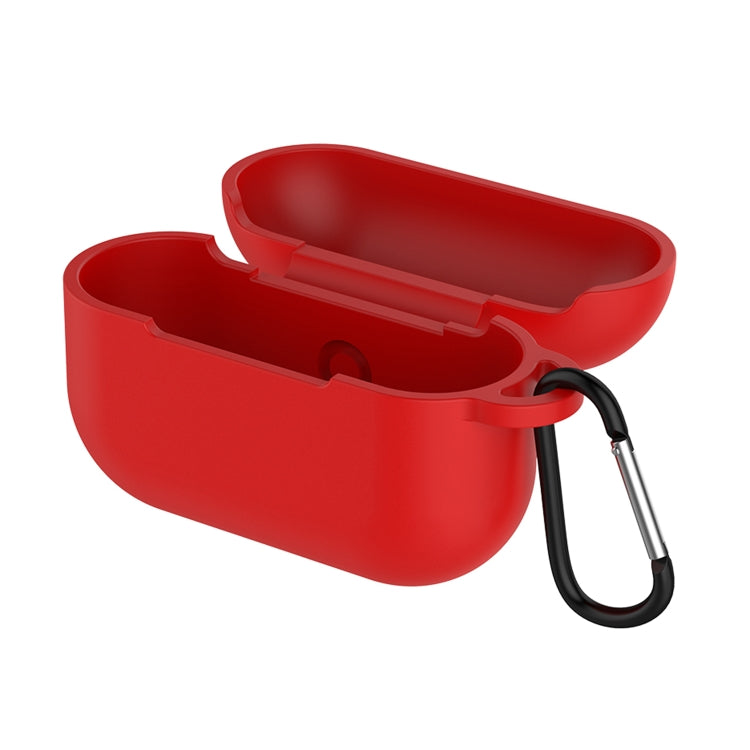 Solid Color Silicone Earphone Protective Case for AirPods Pro, with Hook