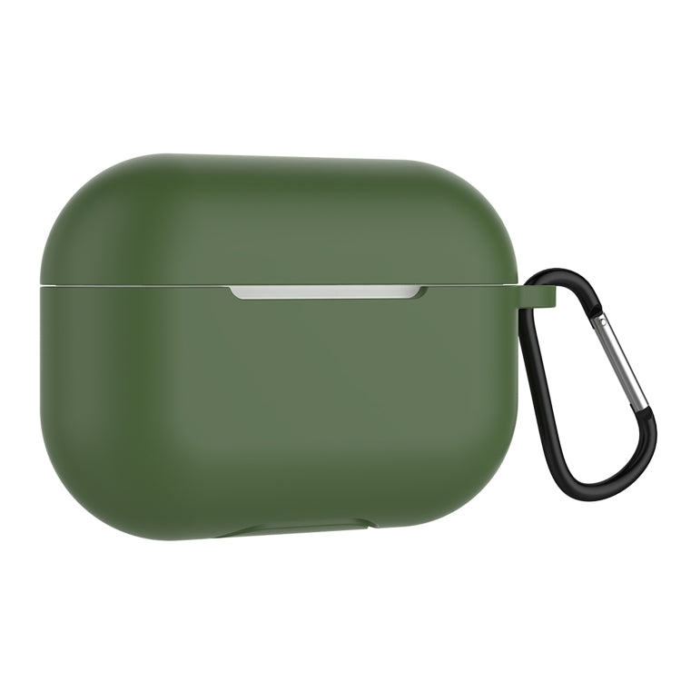 Solid Color Silicone Earphone Protective Case for AirPods Pro, with Hook