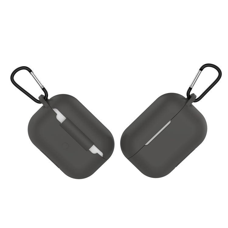 Solid Color Silicone Earphone Protective Case for AirPods Pro, with Hook
