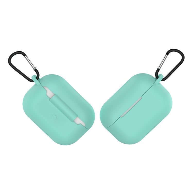 Solid Color Silicone Earphone Protective Case for AirPods Pro, with Hook