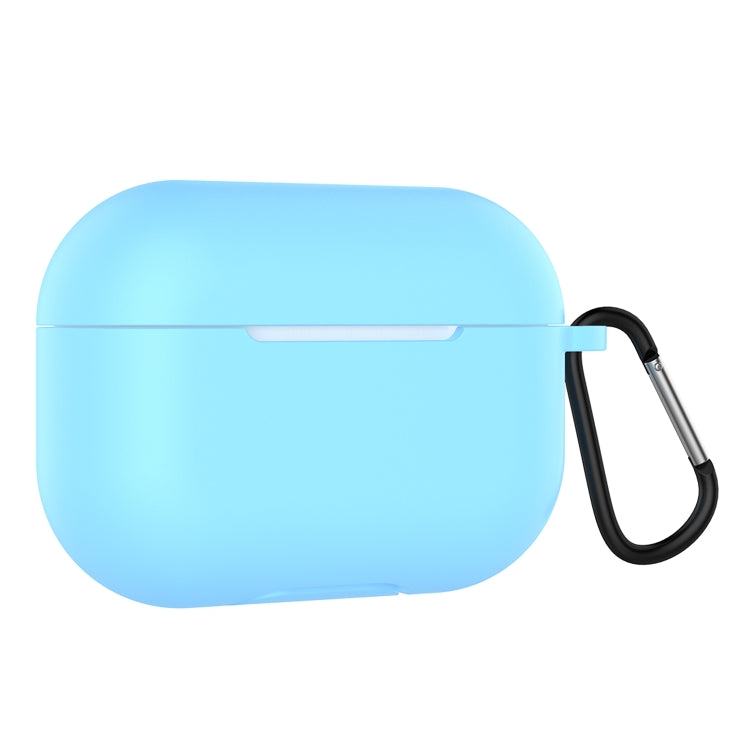 Solid Color Silicone Earphone Protective Case for AirPods Pro, with Hook