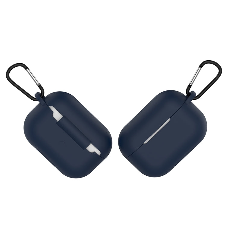 Solid Color Silicone Earphone Protective Case for AirPods Pro, with Hook