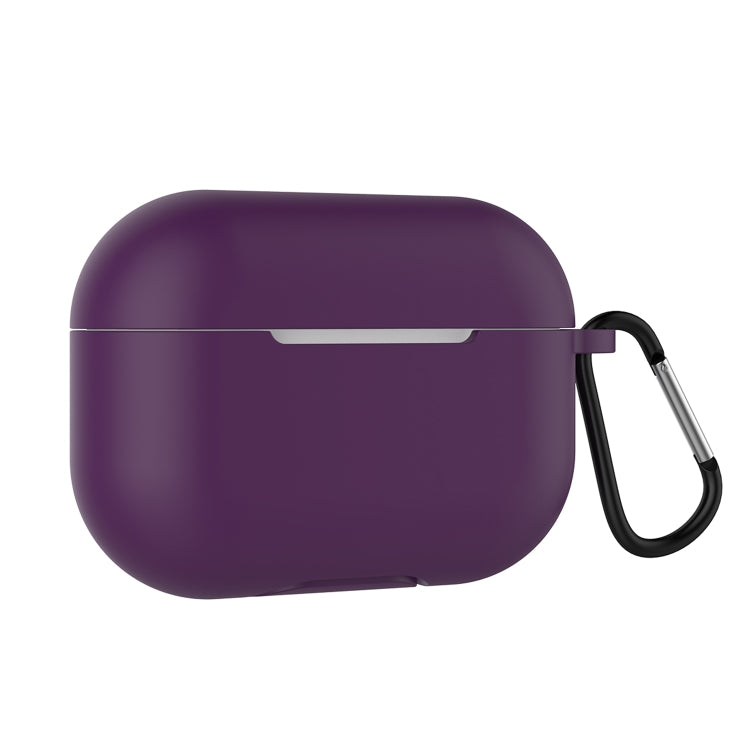 Solid Color Silicone Earphone Protective Case for AirPods Pro, with Hook