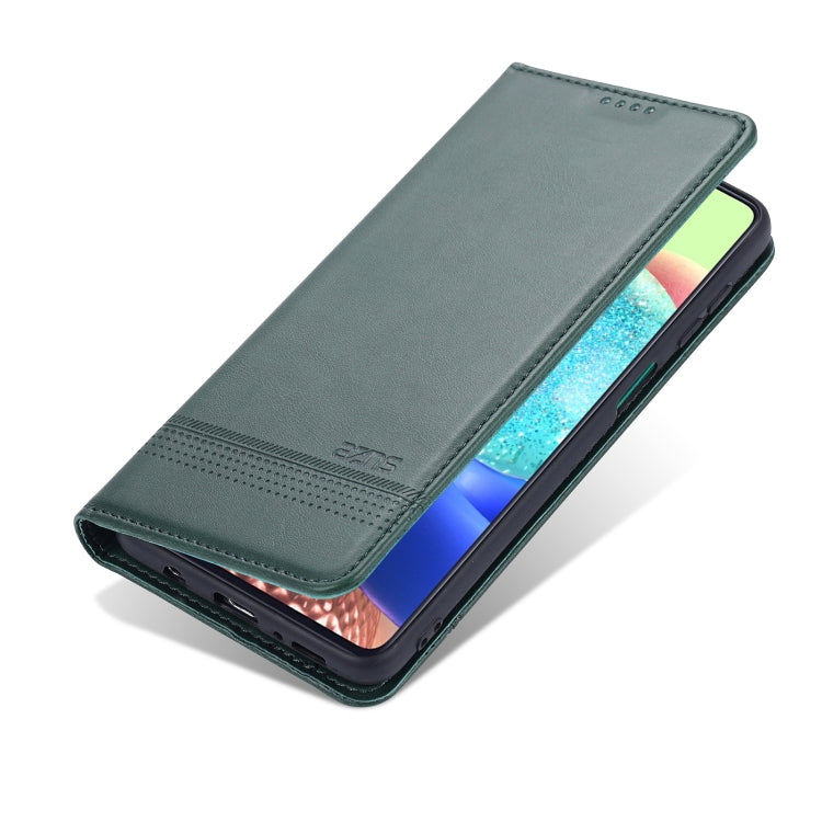 For Samsung Galaxy M62 / F62 AZNS Magnetic Calf Texture Horizontal Flip Leather Case with Card Slots & Holder & Wallet