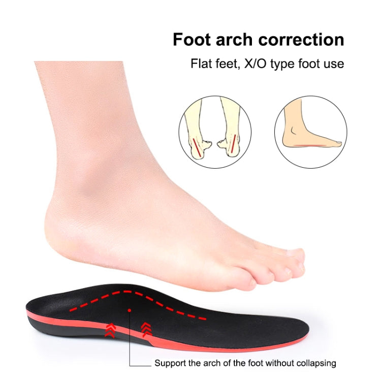 1 Pair 068 Sports Correct Shockproof Massage Arch Of Foot Flatfoot Support Insole Shoe-pad, Size:M (255-260mm)