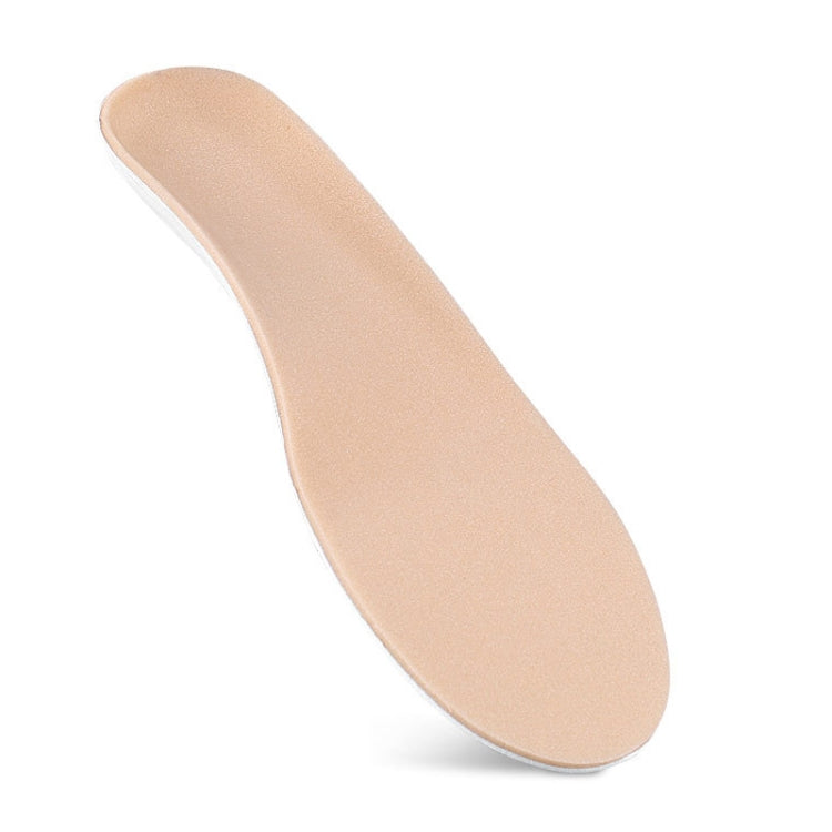 1 Pair 069 Sports Lightweight Breathable Shockproof Arch Of Foot Support Full Insole Shoe-pad, Size:M(Apricot)