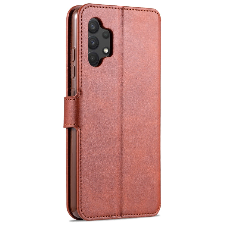 For Samsung Galaxy A32 4G AZNS Calf Texture Horizontal Flip Leather Case with Holder & Card Slots & Wallet & Photo Frame