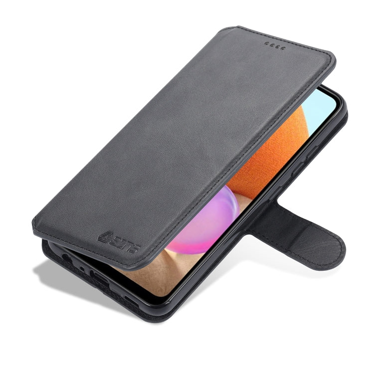 For Samsung Galaxy A32 4G AZNS Calf Texture Horizontal Flip Leather Case with Holder & Card Slots & Wallet & Photo Frame