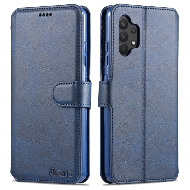 For Samsung Galaxy A32 4G AZNS Calf Texture Horizontal Flip Leather Case with Holder & Card Slots & Wallet & Photo Frame