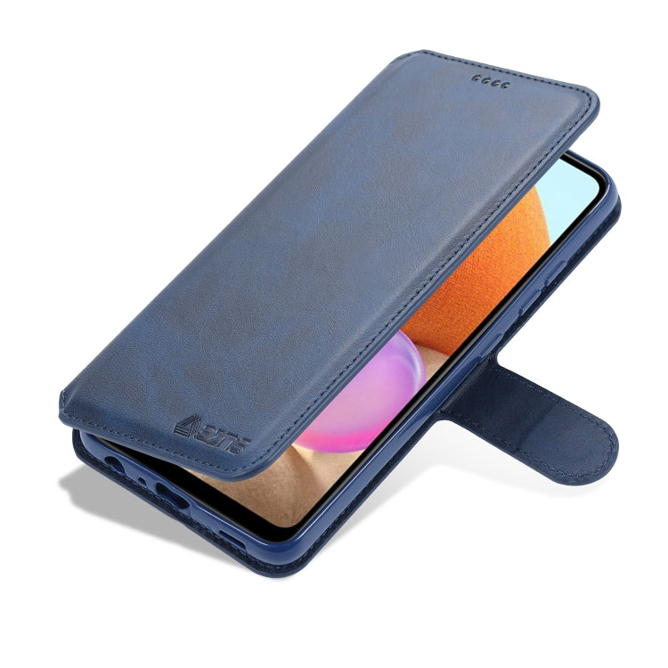 For Samsung Galaxy A32 4G AZNS Calf Texture Horizontal Flip Leather Case with Holder & Card Slots & Wallet & Photo Frame
