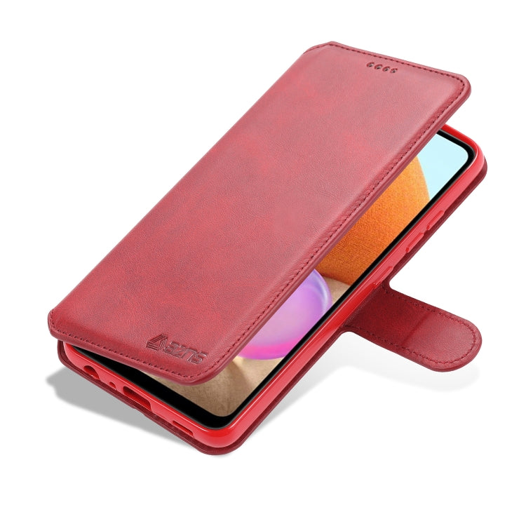 For Samsung Galaxy A32 4G AZNS Calf Texture Horizontal Flip Leather Case with Holder & Card Slots & Wallet & Photo Frame