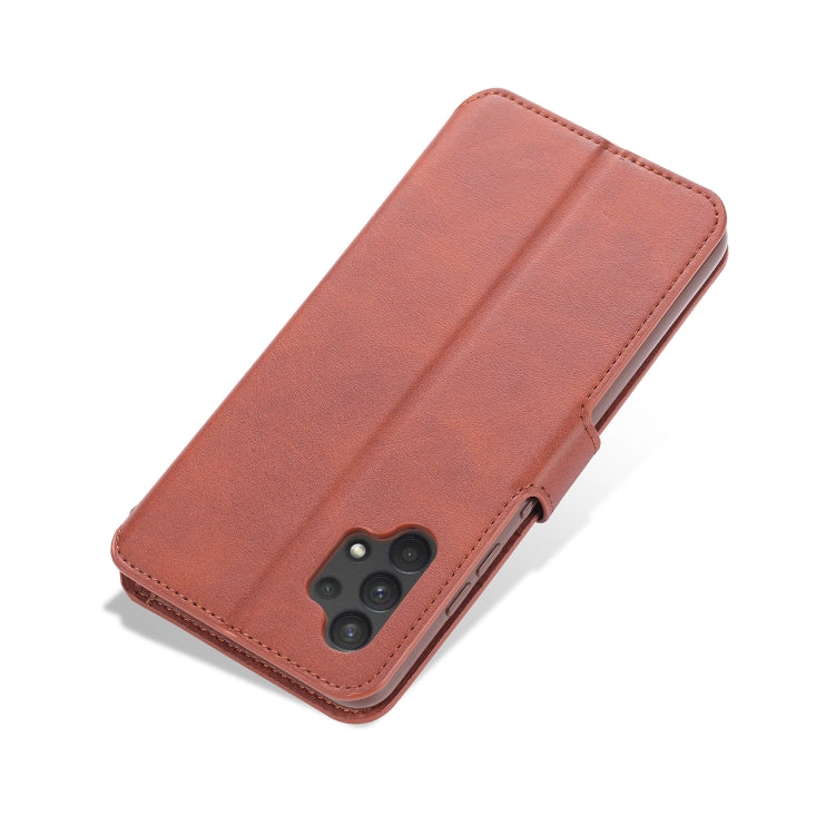 For Samsung Galaxy A32 4G AZNS Calf Texture Horizontal Flip Leather Case with Holder & Card Slots & Wallet & Photo Frame