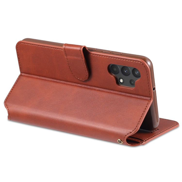 For Samsung Galaxy A32 4G AZNS Calf Texture Horizontal Flip Leather Case with Holder & Card Slots & Wallet & Photo Frame