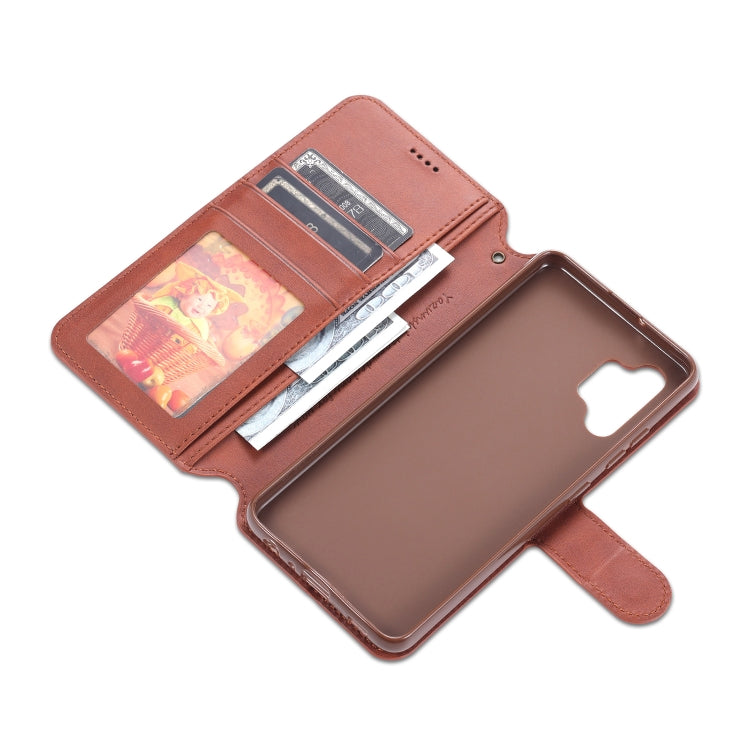 For Samsung Galaxy A32 4G AZNS Calf Texture Horizontal Flip Leather Case with Holder & Card Slots & Wallet & Photo Frame