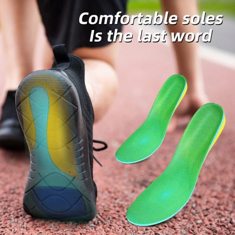 1 Pair 070 Sports Lightweight Shockproof Arch Of Foot Support Full Insole Shoe-pad, Size:M (245-255mm)