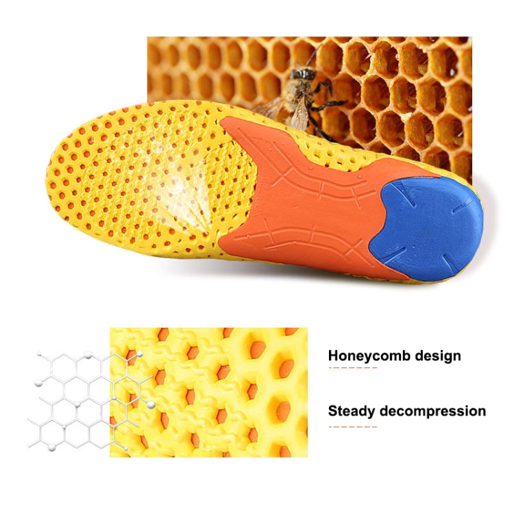1 Pair 078 Thicken Breathable Shockproof Sports Insole Shoe-pad, Size:245-250mm