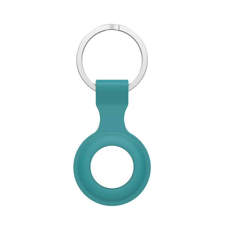 Positioner Anti-lost Portable Silicone Protective Case for Apple AirTags, with Key Ring