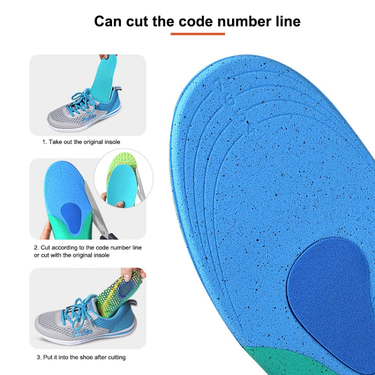 1 Pair 079 Casual Shockproof Massage Arch Of Foot Sports Insole Shoe-pad, Size:M (235-260mm)